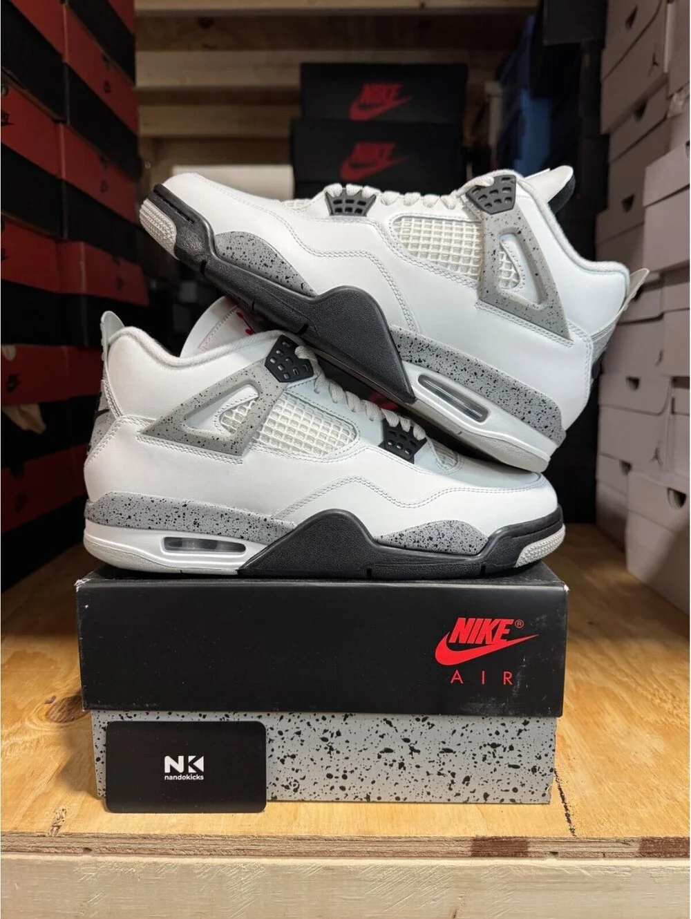 Air Jordan 4 Retro OG 'White Cement' 2025 FV5029-100 BRAND NEW MENS SIZE 9.5